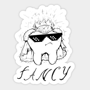 Fancy Tooth Sticker